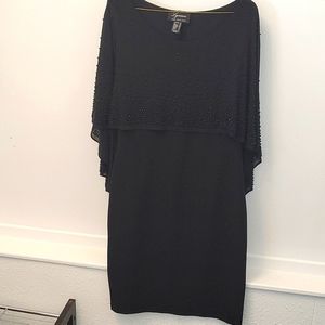 Elegant Black Cape Gown WORN ONCE